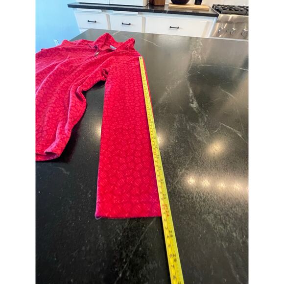 Columbia ladies fleece 1/4 zip pink geometric baselayer large - Picture 13 of 14